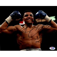 Victor Ortiz Boxer Signed 8x10 Matte Cardstock Photo PSA Authenticated