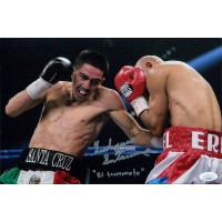 Leo Santa Cruz Boxer Signed 8x12 Matte Photo JSA Authenticated