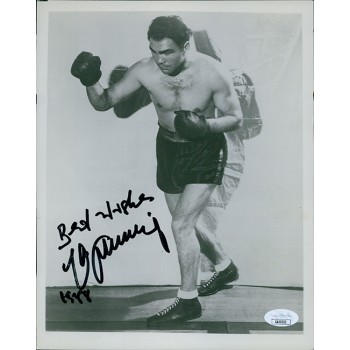 Max Schmeling Boxer Signed 8x10 Glossy Photo JSA Authenticated Kink Damage