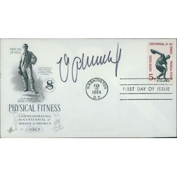 Max Schmeling Boxer Signed First Day Issue Cachet JSA Authenticated