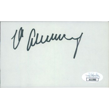 Max Schmeling Boxer Signed 3x5 Index Card JSA Authenticated