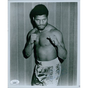 Leon Spinks Boxer Signed 8x10 Glossy Photo JSA Authenticated