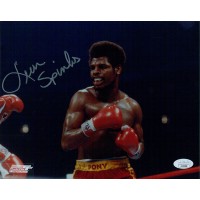 Leon Spinks Boxer Signed 8x10 Glossy Photo JSA Authenticated