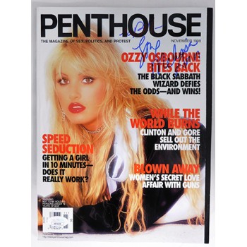 Melissa Ann Signed Penthouse November 1998 Magazine JSA Authenticated