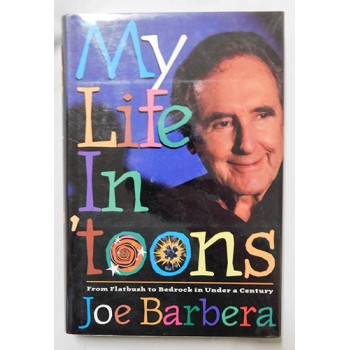 Joe Barbera Signed My Life In 'Toons First Edition Hardcover Book JSA Authentic