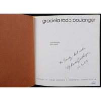 Graciela Rodo Boulanger Artist Signed Hardcover Book JSA Authenticated