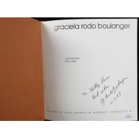 Graciela Rodo Boulanger Artist Signed Hardcover Book JSA Authenticated