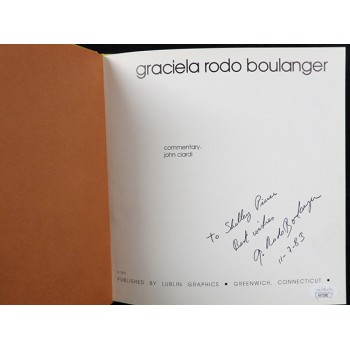 Graciela Rodo Boulanger Artist Signed Hardcover Book JSA Authenticated