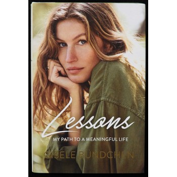 Gisele Bundchen Signed Lessons First Edition Hardcover Book JSA Authenticated