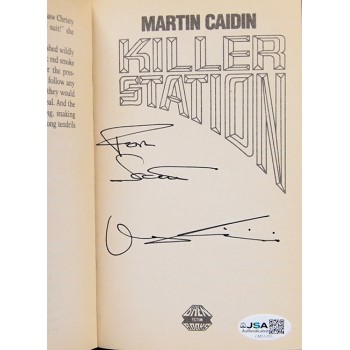 Martin Caidin Signed Killer Station Book JSA Authenticated Personalized