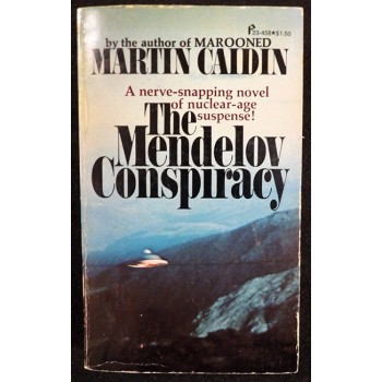 Martin Caidin Signed The Mendelov Conspiracy Book JSA Authenticated Personalized