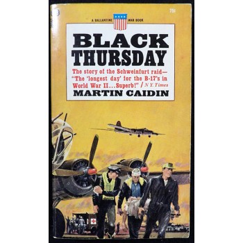 Martin Caidin Signed Black Thursday Book JSA Authenticated Personalized