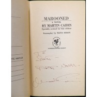 Martin Caidin Signed Marooned Book JSA Authenticated Personalized