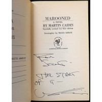 Martin Caidin Signed Marooned Book JSA Authenticated Personalized