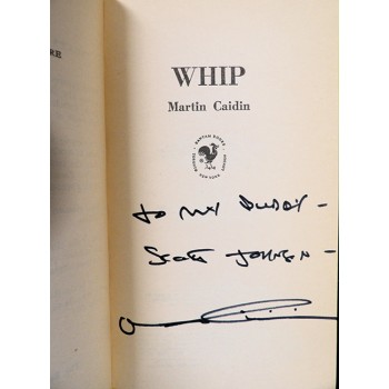 Martin Caidin Signed WHIP Softcover Book JSA Authenticated Personalized