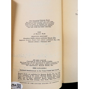 Martin Caidin Signed WHIP Softcover Book JSA Authenticated Personalized