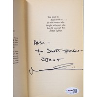 Martin Caidin Signed Zero Softcover Book JSA Authenticated Personalized