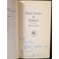 Martin Caidin Signed Three Corners To Nowhere Book JSA Authentic Personalized