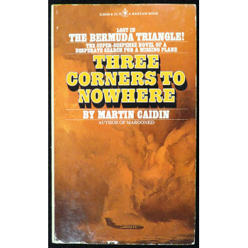 Martin Caidin Signed Three Corners To Nowhere Book JSA Authentic Personalized