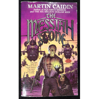 Martin Caidin Signed The Messiah Stone Softcover Book JSA Authentic Personalized