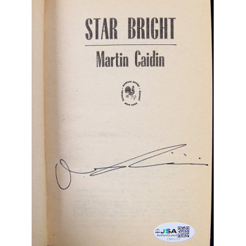 Martin Caidin Signed Star Bright Softcover Book JSA Authenticated