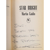 Martin Caidin Signed Star Bright Softcover Book JSA Authenticated Personalized