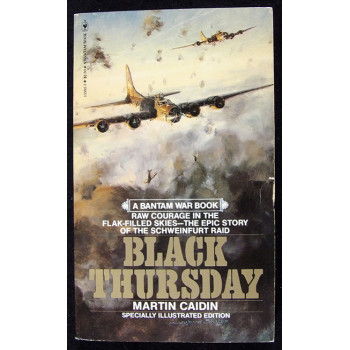 Martin Caidin Signed Black Thursday Book JSA Authenticated Personalized