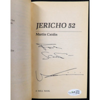Martin Caidin Signed Jericho 52 Softcover Book JSA Authenticated Personalized
