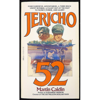 Martin Caidin Signed Jericho 52 Softcover Book JSA Authenticated Personalized