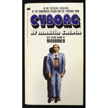 Martin Caidin Signed Cyborg Softcover Book JSA Authenticated Personalized