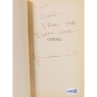 Martin Caidin Signed Cyborg Softcover Book JSA Authenticated Personalized
