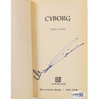 Martin Caidin Signed Cyborg Softcover Book JSA Authenticated