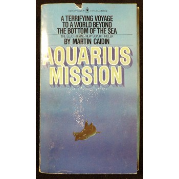 Martin Caidin Signed Aquarius Mission Book JSA Authenticated Personalized