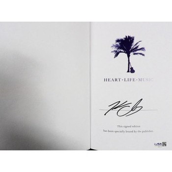 Kenny Chesney Signed Heart Life Music First Edition HC Book JSA Authenticated