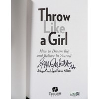 Jennie Finch USA Softball Signed Throw Like A Girl Book JSA Authenticated