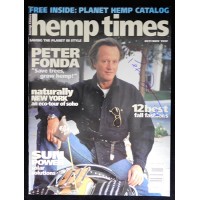 Peter Fonda Actor Signed Hemp Times Magazine JSA Authenticated