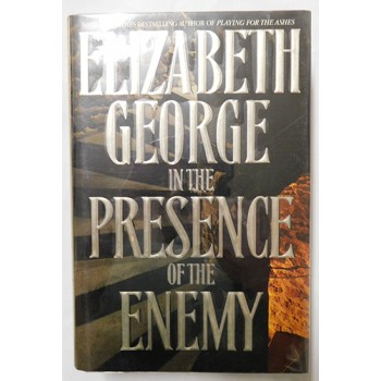 Elizabeth George Signed In The Presence of The Enemy 1st Ed Book JSA Authentic