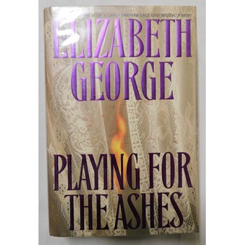 Elizabeth George Signed Playing For The Ashes First Edition Book JSA Authentic