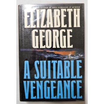 Elizabeth George Signed A Suitable Vengeance First Edition Book JSA Authentic