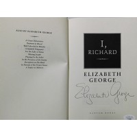 Elizabeth George Signed I, Richard First Edition Book JSA Authenticated