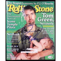 Tom Green Actor Comedian Signed Rolling Stone Magazine JSA Authenticated