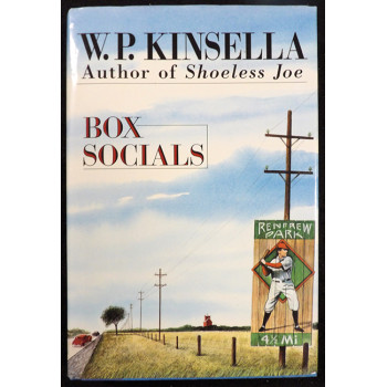 W.P. Kinsella Signed Box Socials Hardcover Book JSA Authenticated Personalized