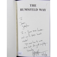 Jeffrey A. Krames Signed The Rumsfeld Way First Edition Book JSA Authenticated