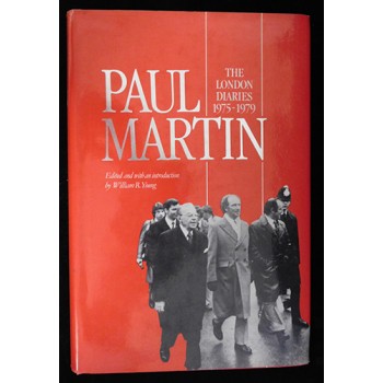 Paul Martin Signed The London Diaries 1975-1979 Hardcover Book JSA Authenticated