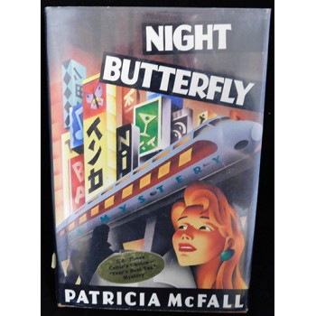 Patricia McFall Signed Night Butterfly Hardcover Book JSA Authenticated