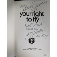 James E. Melton Signed Your Right to Fly Book JSA Authenticated
