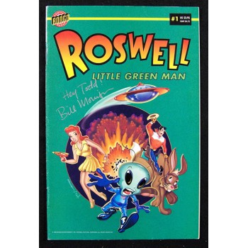 Bill Morrison Signed Roswell Little Green Man Comic #1 JSA Authenticated