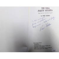 Remi Nadeau Signed The Real Joaquin Murieta First Edition Book JSA Authenticated