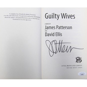 James Patterson Signed Guilty Wives 1st Ed Hardcover Book JSA Authenticated