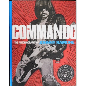 Linda Ramone Signed Commando The Autobiography of Johnny Ramone Book JSA Authen.
